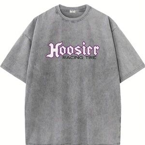 Men’s Gray Hoosier Racing Tire Graphic T-Shirt